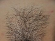 Horny wife writes Please Fuck above her hairy pussy