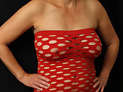 MILF In Little Red Dress Who Just Loves Showing Off What She has