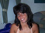 Brunette loves to get naked and masturbate for her lover