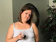 Soft chubby wife shows off her chubby body hairy pussy and asshole