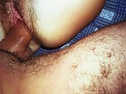 Girl gets cock slamed deep in her ass and pussy