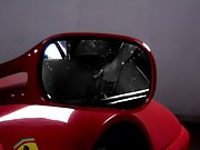 Two sexy lesbians makes out and fuck on red Ferrari