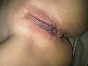 Horny wife with shaved pussy gets it fucked