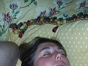 BBW wife shows off her hairy pussy at the hotel