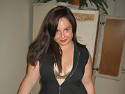 A Curvy Little Cutie - Posing in Lingerie for Photo Set 20