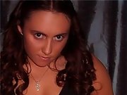 Slut wife Ashley's shows you her sexy body naked in bedroom