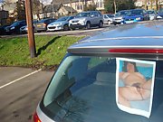 My photos up in public streets for all to see and wank over