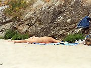 My sexy MILF Bulgarian wife clothed and nude on a beech