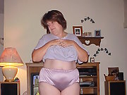 Average housewife showing off my everyday mom panties.