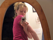 My much younger gf from downstairs self shot amateur photos
